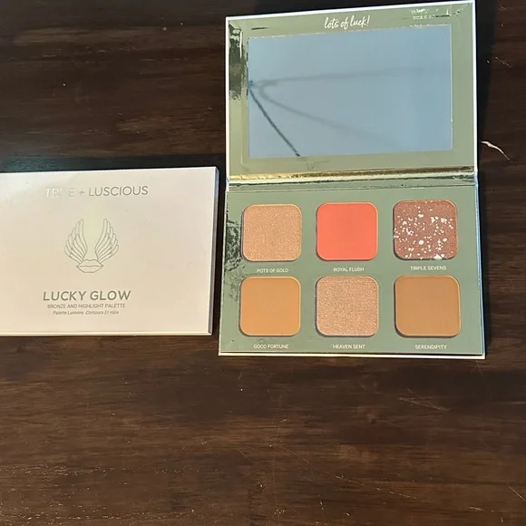 Lucky Glow Palette by True + Luscious Highlighter, Blush & Bronzer - 0.78 oz - Picture 2 of 3